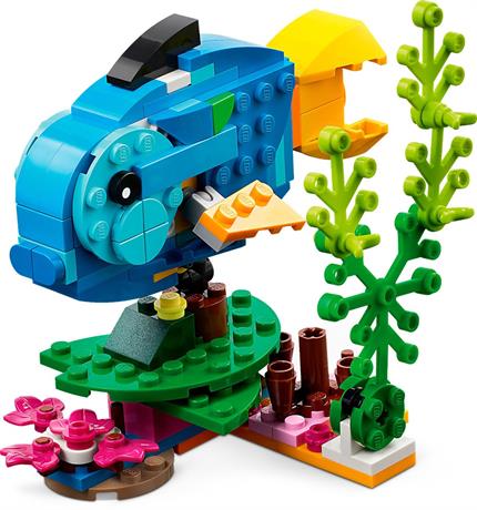 Конструктор LEGO Creator Екзотичний папуга 253 деталі (31136) - фото 9