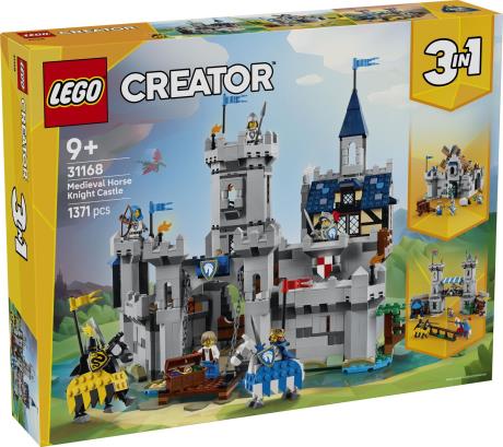 Конструктор LEGO Creator Середньовічний замок із лицарем на коні (31168) - фото 3