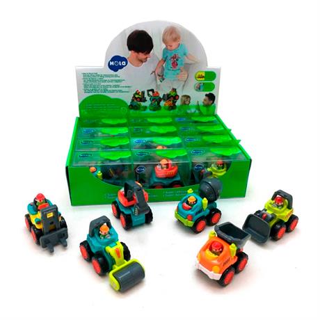 Іграшкова машинка Hola Toys Будівельна техніка 6 видів в асорт. (3116B) - фото 0