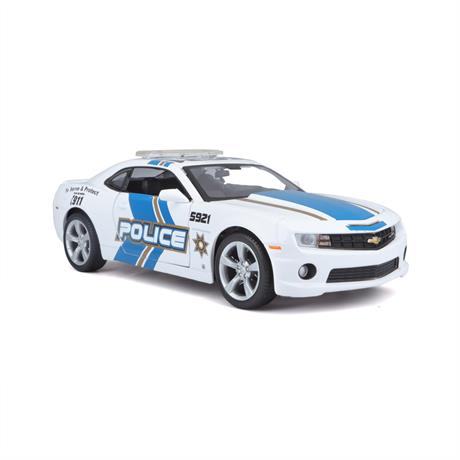 Автомодель Maisto 2010 Chevrolet Camaro SS RS Police білий 1:24 (31208 white) - фото 1