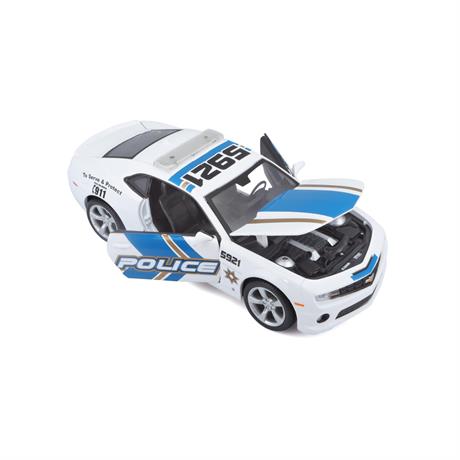 Автомодель Maisto 2010 Chevrolet Camaro SS RS Police білий 1:24 (31208 white) - фото 4