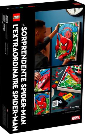 Конструктор LEGO Art Дивовижна Людина-павук перший погляд 2099 деталей (31209) - фото 0