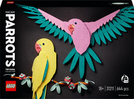 Конструктор LEGO Art Колекція фауни Папуги Ара 644 деталі (31211) - фото 0