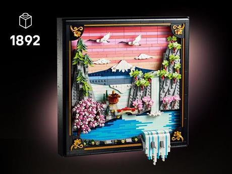 Конструктор LEGO ART Японский пейзаж с цветом сакуры 1892 Подробности  ( 31218 ) - фото 2