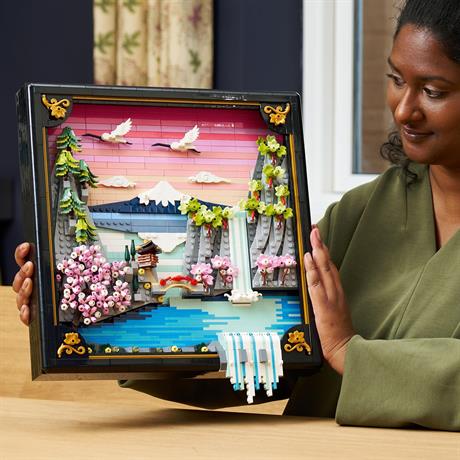 Конструктор LEGO ART Японский пейзаж с цветом сакуры 1892 Подробности  ( 31218 ) - фото 3