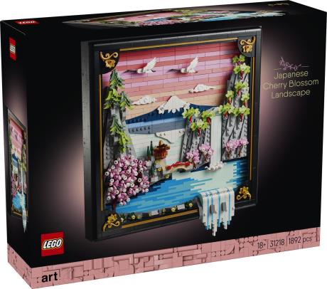 Конструктор LEGO ART Японський пейзаж із цвітом сакури 1892 Деталі ( 31218 ) - фото 3