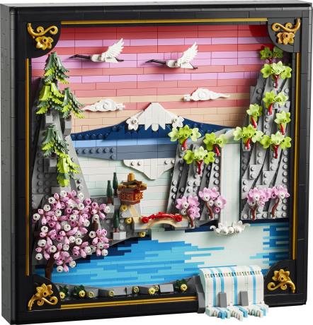Конструктор LEGO ART Японський пейзаж із цвітом сакури 1892 Деталі ( 31218 ) - фото 3