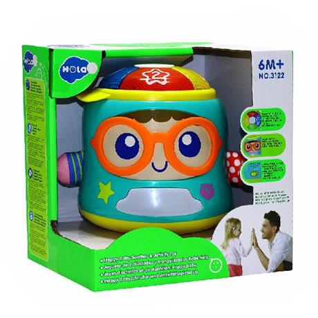 Интерактивная игрушка-ночник Hola Toys Счастливый малыш (3122) - фото 1