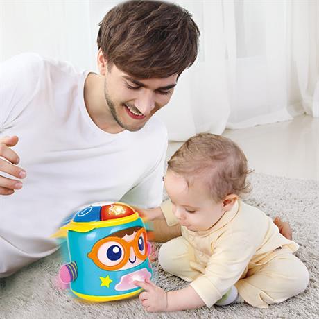 Интерактивная игрушка-ночник Hola Toys Счастливый малыш (3122) - фото 3