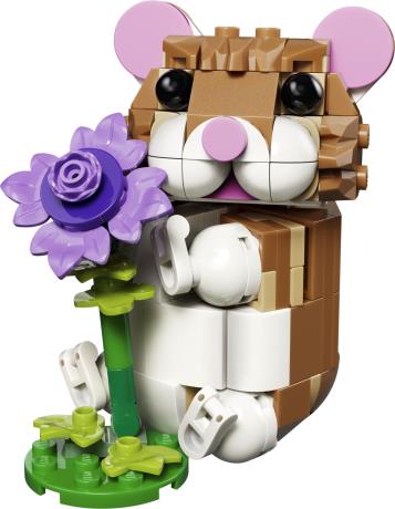 Конструктор LEGO Creator Чарівний хом'як з квіткою 166 Деталей (31376) - фото 10