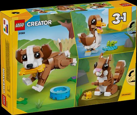 Конструктор LEGO Creator Чарівні тварини: грайливе цуценя 336 Деталей ( 31382 ) - фото 0