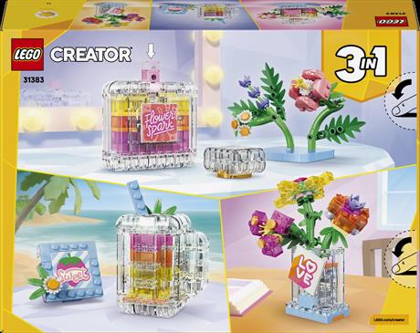 Конструктор LEGO® Creator 3 в 1 Флакон для духов с цветочным декором, 286 деталей (31383) - фото 0