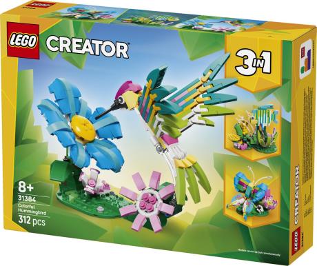 Конструктор LEGO Creator Дикие животные: красочный колибри 312 Деталей  ( 31384 ) - фото 5