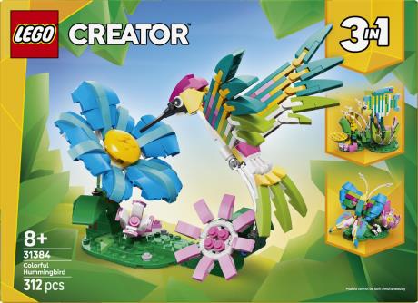 Конструктор LEGO Creator Дикие животные: красочный колибри 312 Деталей  ( 31384 ) - фото 6