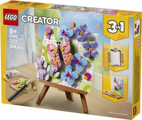 Конструктор LEGO® Creator 3 в 1 Декоративная живопись «Цветочное искусство», 348 деталей (31390) - фото 12