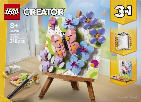 Конструктор LEGO® Creator 3 в 1 Декоративная живопись «Цветочное искусство», 348 деталей (31390) - фото 13
