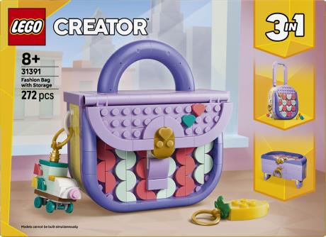 Конструктор LEGO® Creator 3 в 1 Стильная сумка с местом для хранения, 272 детали (31391) - фото 14