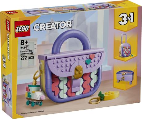 Конструктор LEGO® Creator 3 в 1 Стильная сумка с местом для хранения, 272 детали (31391) - фото 0