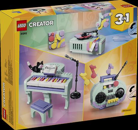 Конструктор LEGO® Creator 3 в 1 Музыкальный декор «Фортепиано с котом», 485 деталей (31392) - фото 0