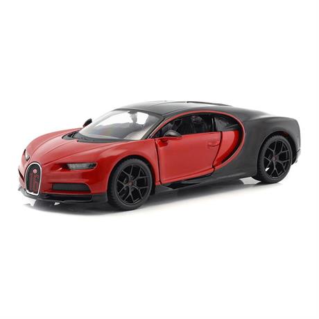 Автомодель Maisto Bugatti Chiron Sport 1:24 (31524 black/red) - фото 0