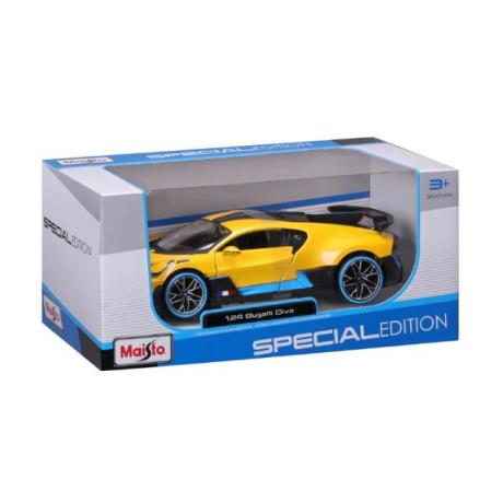 Автомодель Maisto Bugatti Divo жовтий 1:24 (31526 yellow) - фото 1