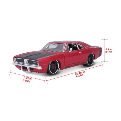Автомодель в масштабі 1:24 - 1969 Dodge Charger R/T - фото 11