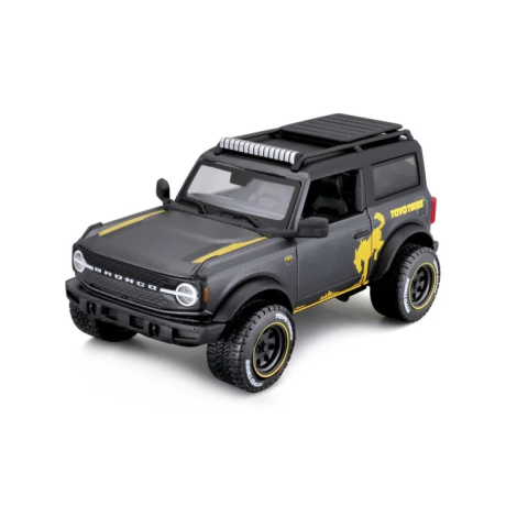 Автомодель Maisto 2021 Ford Bronco Badlands 1:24 сірий (32541 met. grey) - фото 0