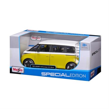 Автомодель Maisto 2023 Volkswagen ID Buzz біло-жовтий 1:24 (32914 white/yellow) - фото 1