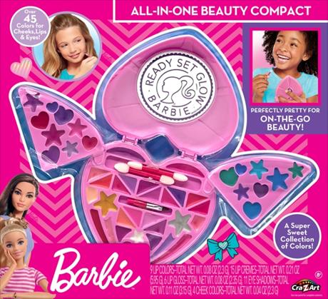 Набор детской косметики Cra-Z-Art Barbie All In One Beauty Compact (34067CRA) - фото 0