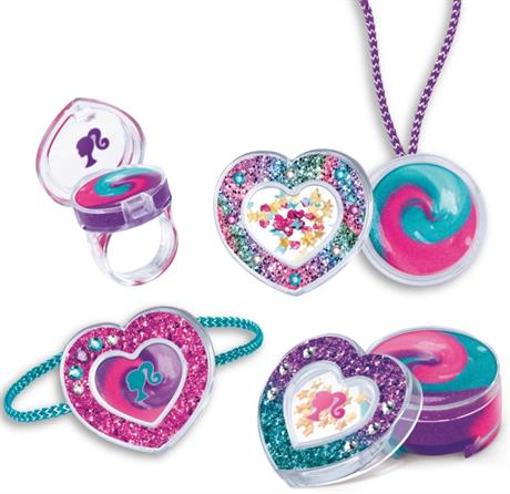 Набор детской косметики Cra-Z-Art Barbie Sparkle Lockets (34068CRA) - фото 0