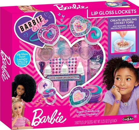 Набор детской косметики Cra-Z-Art Barbie Sparkle Lockets (34068CRA) - фото 0