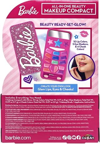 Набір дитячої косметики Cra-Z-Art Barbie All in One Beauty Makeup Compact (34069CRA) - фото 0