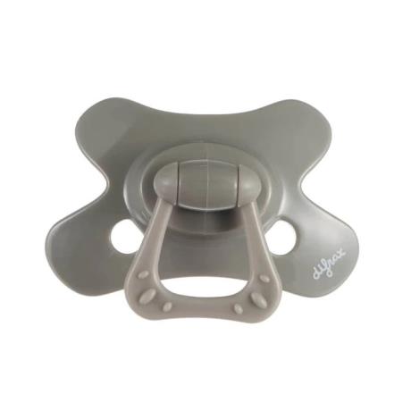 Пустушка силіконова Difrax Dental з 18 міс. сірий (342 Clay) - фото 0