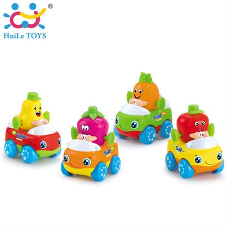 Игрушка Huile Toys Машинка Тутти-Фрутти (комплект из 4 шт) (356A-X) - фото 0