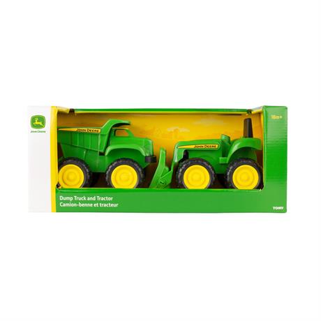 Іграшки для піску John Deere Kids Трактор і самоскид 2 шт. (35874) - фото 1