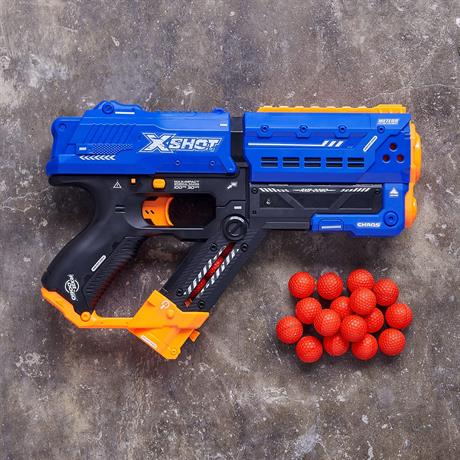 Скорострельный бластер X-Shot Excel New Chaos Meteor 12 шариков (36282R) - фото 4