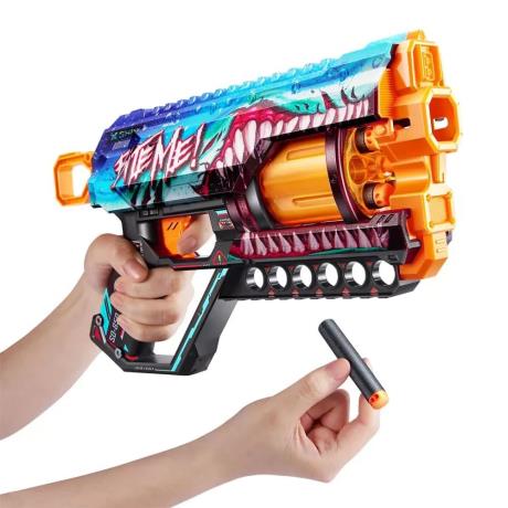 Швидкострільний бластер X-Shot Skins Griefer Shark Thrasher 12 патронів (36561В) - фото 5