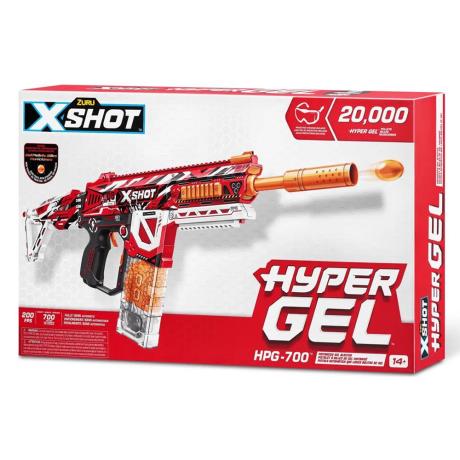 Скорострельный бластер X-Shot Hyper Gel large 20 000 гелевых шариков (36620R) - фото 0