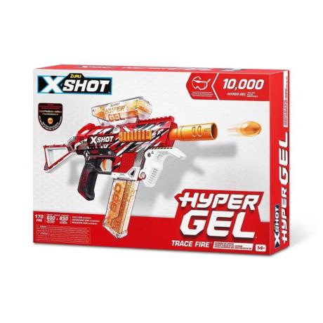 Скорострельный бластер X-Shot Hyper Gel medium 10 000 гелевых шариков (36621R) - фото 0