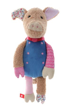 М'яка іграшка Sigikid Patchwork Sweety Свинка 31 см (38708SK) - фото 0