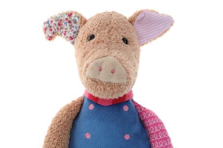 М'яка іграшка Sigikid Patchwork Sweety Свинка 31 см (38708SK) - фото 0