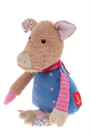 М'яка іграшка Sigikid Patchwork Sweety Свинка 31 см (38708SK) - фото 0