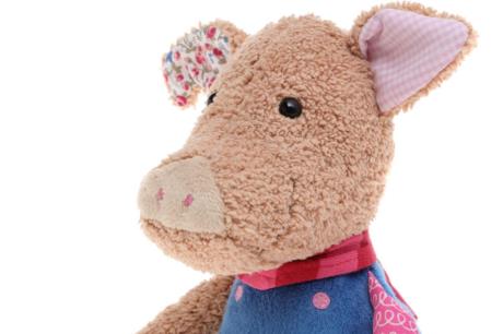 М'яка іграшка Sigikid Patchwork Sweety Свинка 31 см (38708SK) - фото 0