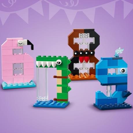 Конструктор LEGO® Цифры на день рождения Животный декор, 281 деталь (40807) - фото 2