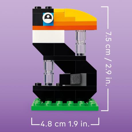 Конструктор LEGO® Цифры на день рождения Животный декор, 281 деталь (40807) - фото 8