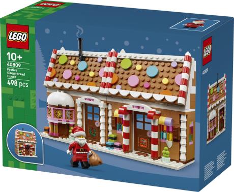 Конструктор LEGO® Святковий пряниковий будиночок Різдвяна іграшка для дітей (40809) - фото 2