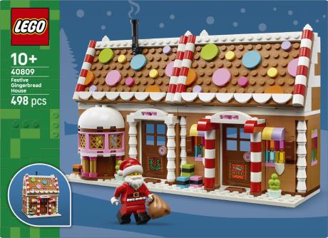 Конструктор LEGO® Святковий пряниковий будиночок Різдвяна іграшка для дітей (40809) - фото 3
