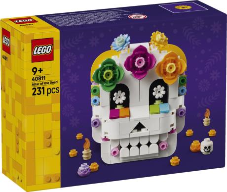 Конструктор LEGO® Вівтар мертвих Dia De Los Muertos Декор із черепом (40811) - фото 5