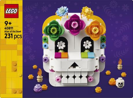 Конструктор LEGO® Вівтар мертвих Dia De Los Muertos Декор із черепом (40811) - фото 7