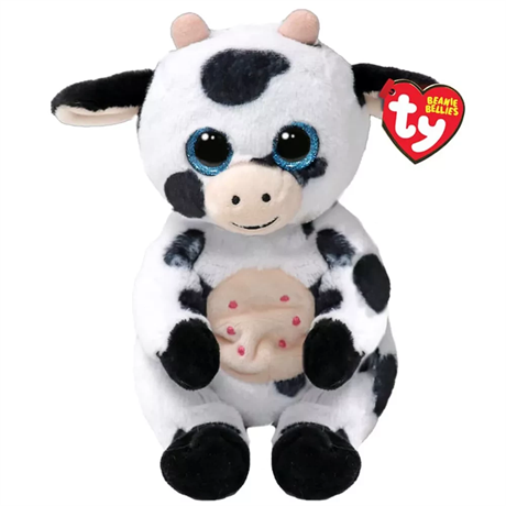 М'яка іграшка TY Beanie Bellies Корівка Cow 25 см (41287) - фото 0